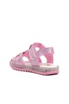 Arz 9100-B Pembe Simli Bebek Sandalet