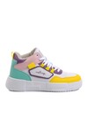 Nefertiti Beyaz-Sarı Unisex Hi Sneaker