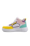 Nefertiti Beyaz-Sarı Unisex Hi Sneaker