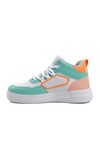 Nefertiti Beyaz-Su Yeşili Unisex Hi Sneaker