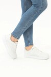 Sandy Beyaz Unisex Tek Renk Sneaker