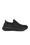 Siyah Slip-On Fileli Hafif Erkek Spor Ayakkabı 241407