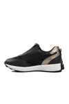 Siyah-Beyaz Slip-On Kadın Sneaker 7539