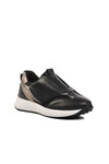 Siyah-Beyaz Slip-On Kadın Sneaker 7539