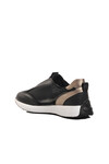 Siyah-Beyaz Slip-On Kadın Sneaker 7539