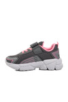 Füme-Pembe Cırtlı Unisex Çocuk Sneaker A-36-P 