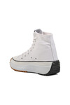 Beyaz Unisex Hi Sneaker Spor Ayakkabı PO-30100