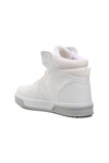 Beyaz Suni Deri Unisex Hi Sneaker Spor Ayakkabı BN-31085